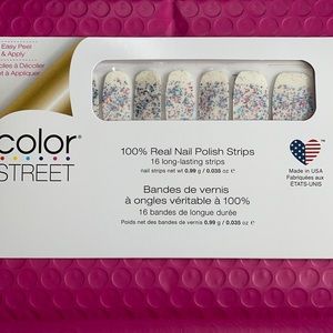 Less bitter more glitter color street nails